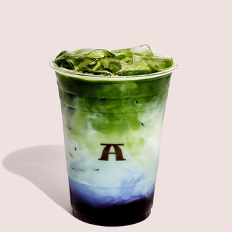 Iced Matcha Lavender Latte