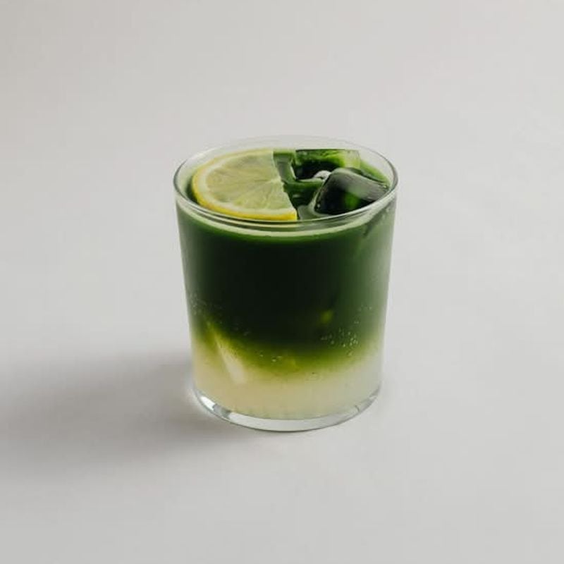 Strawberry Matcha Tonic
