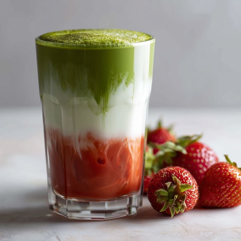 Dirty Hot Matcha Latte