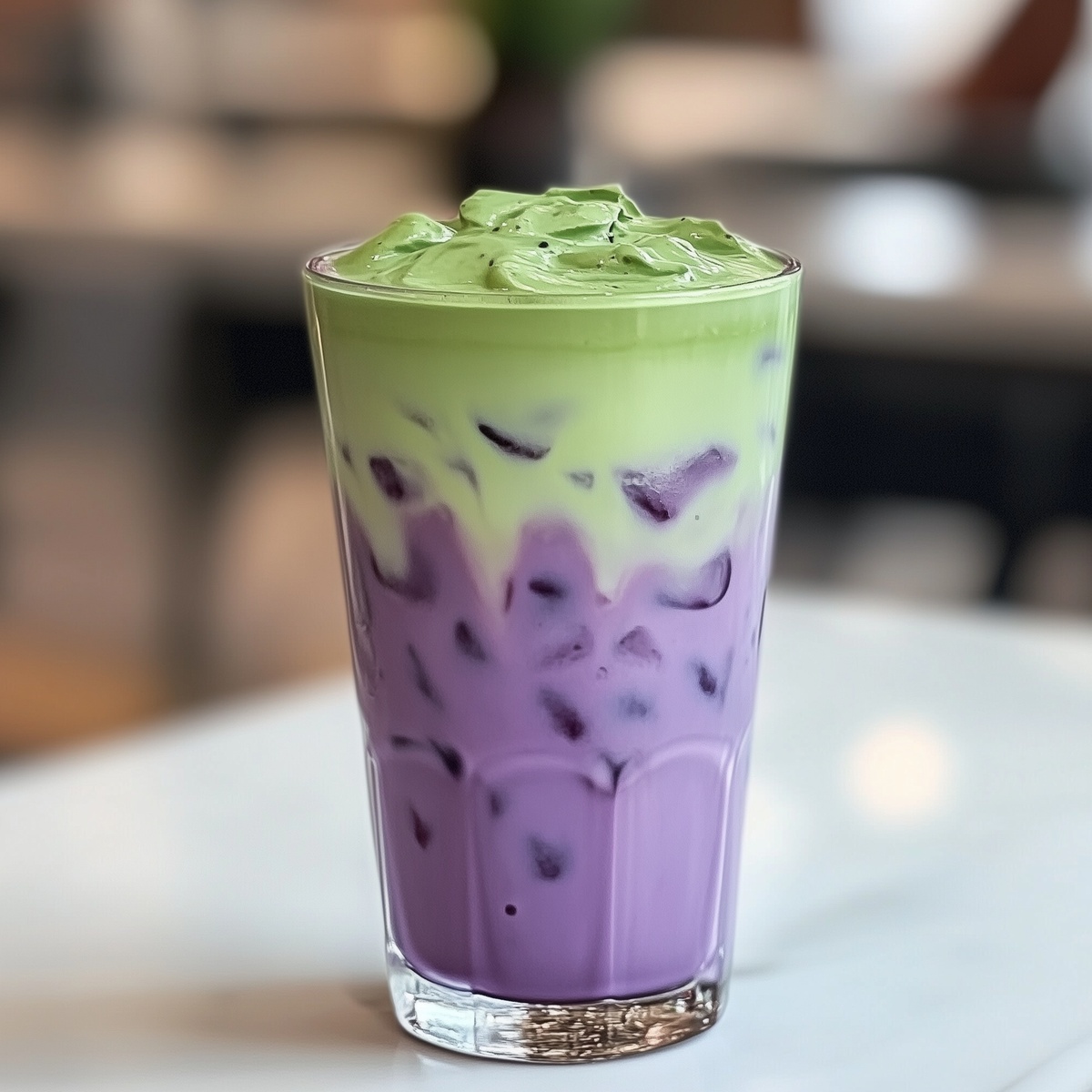 Iced Lavender Matcha Cloud