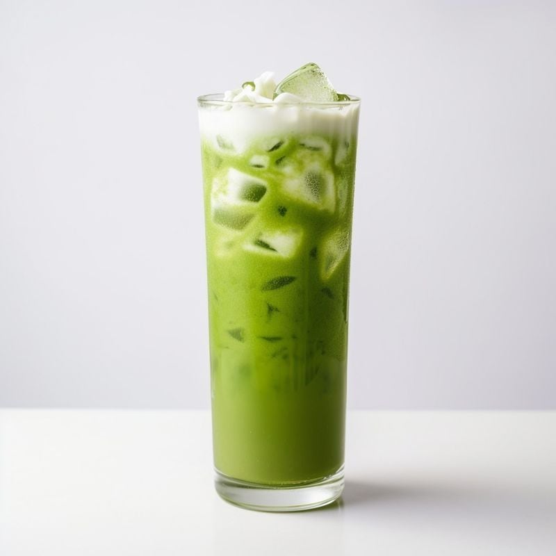 Real Strawberry Matcha Latte