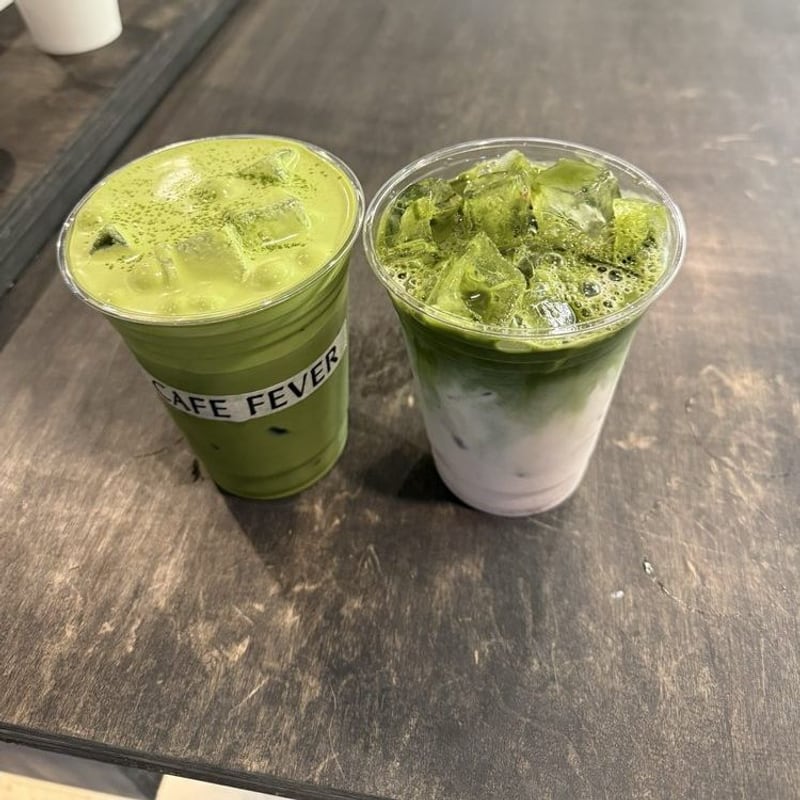 Strawberry Matcha Latte