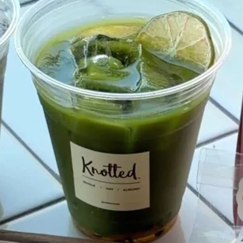 Passionfruit Yuzu Matcha Tonic