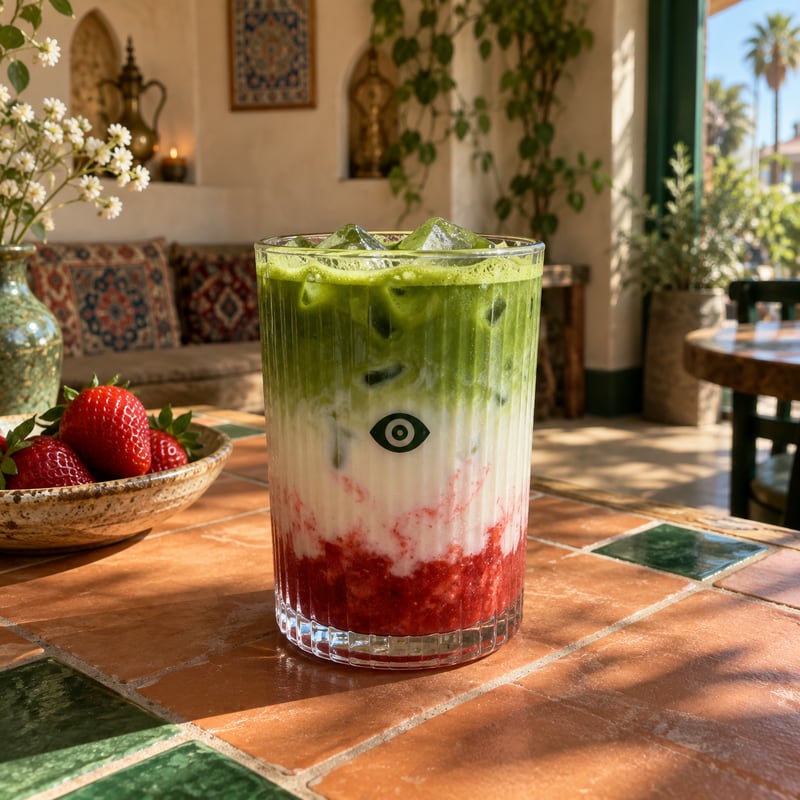 Nicole's Strawberry Matcha