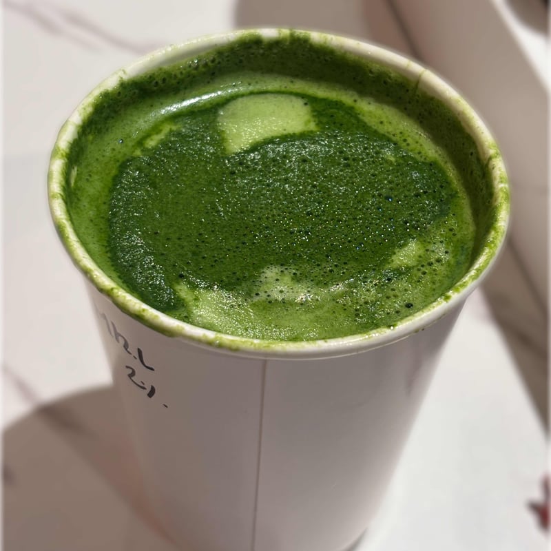 Matcha Rose Latte