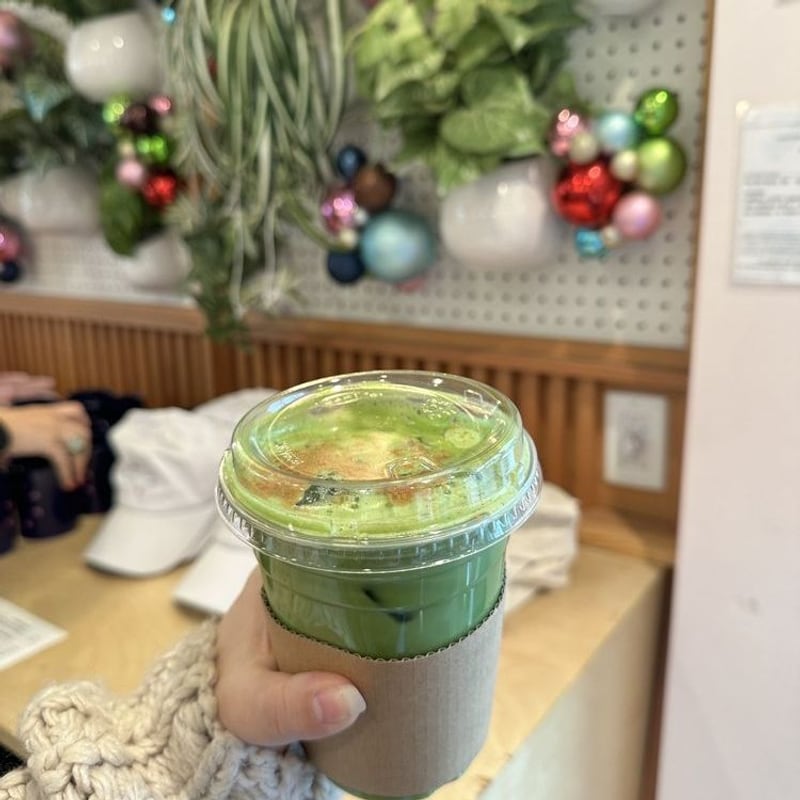 Banana Bread Matcha Latte