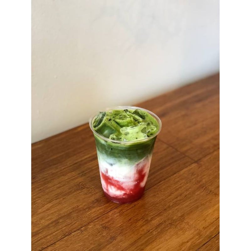 Matcha Strawberry Latte