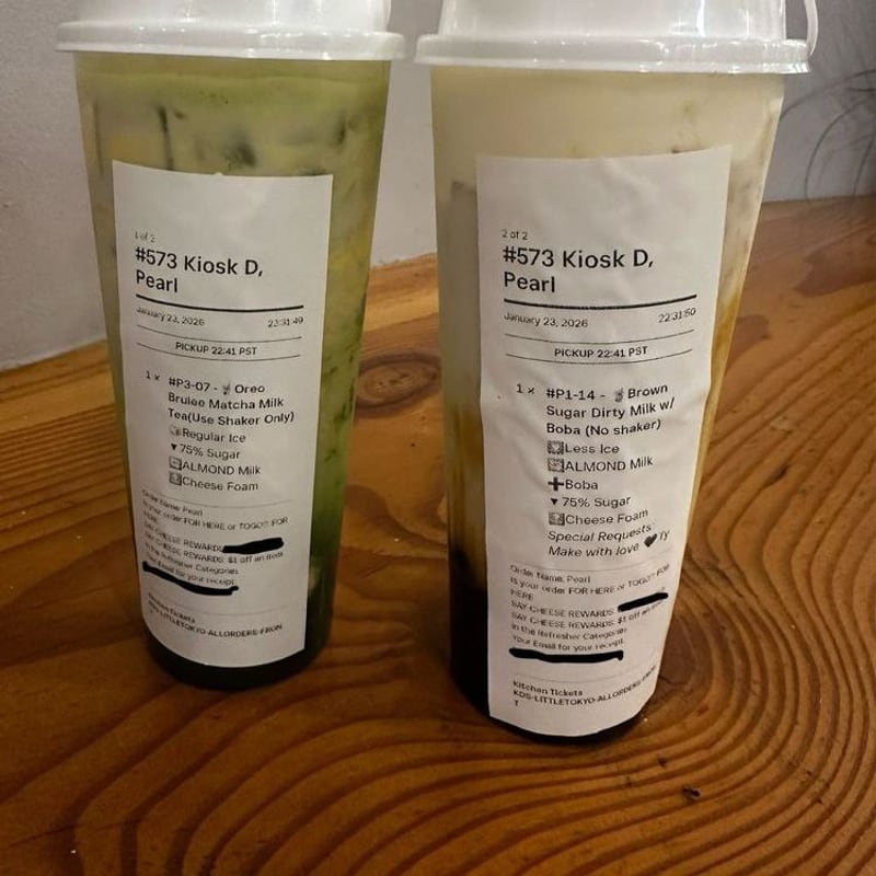 Matcha from Miss Cheese Tea Cafe