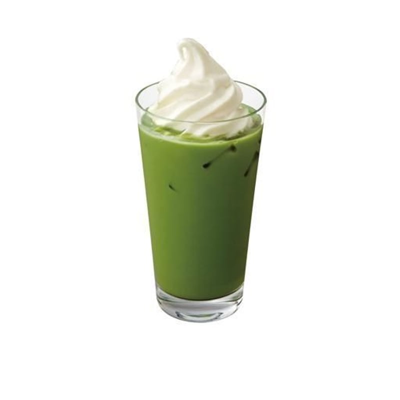 Iced Matcha Soft Serve Latte