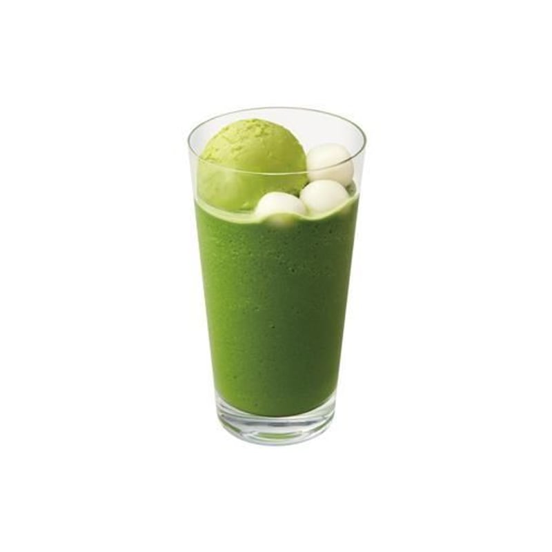 Matcha Float Frappe with Mochi
