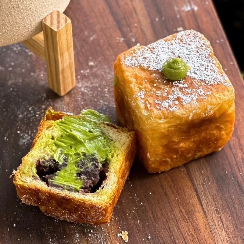 Matcha Red Bean Cube