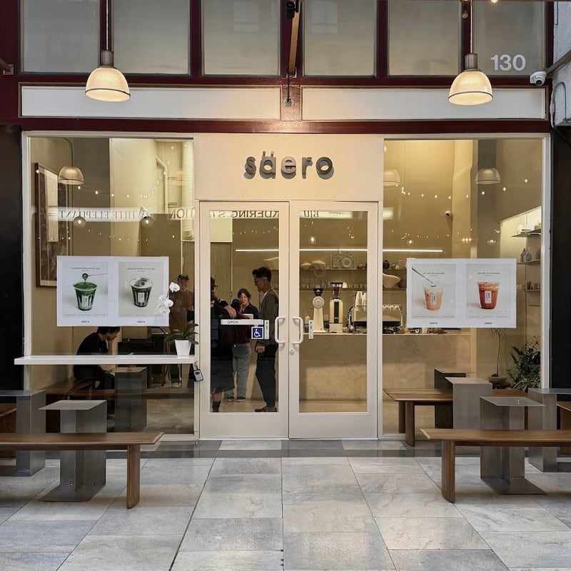 Matcha from saero coffee