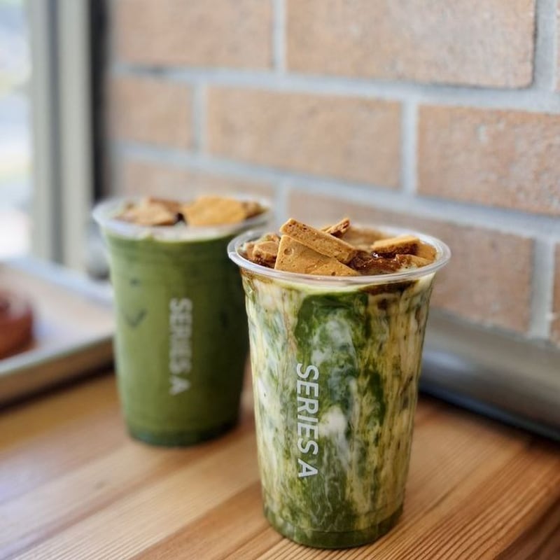 Matcha Dalgona Latte