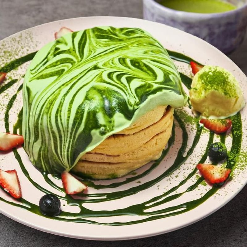4pc Cream Matcha Pancake