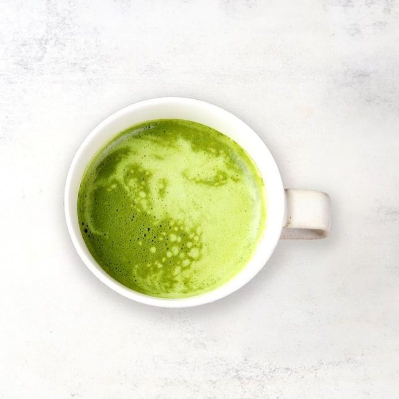 Oats Matcha Latte Hot