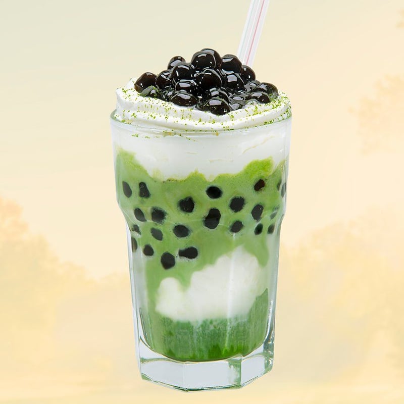 Matcha Affogato Boba