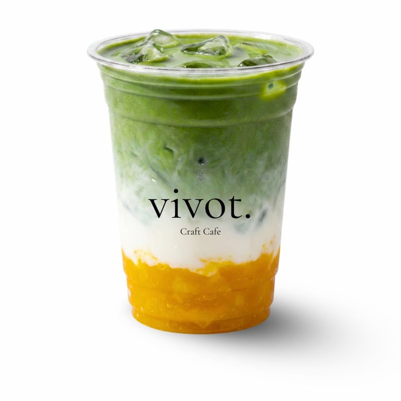 Mango Matcha Latte
