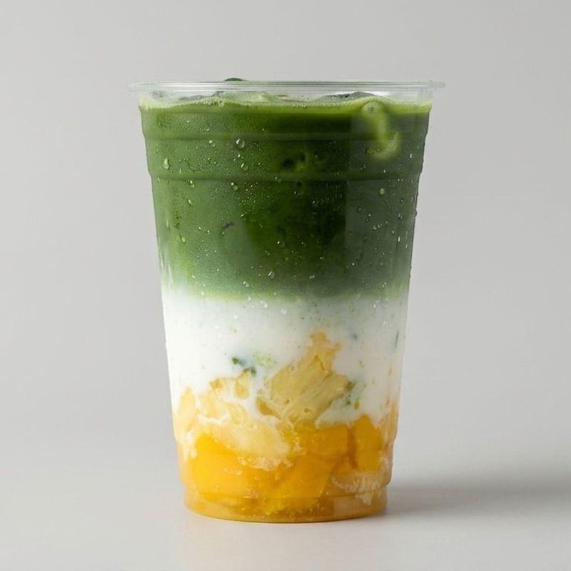 Mango Sticky Rice Matcha