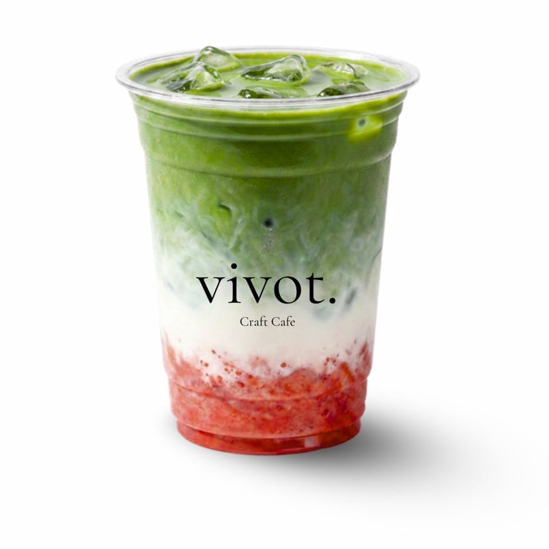 Strawberry Matcha Latte
